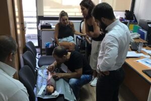 RN training on new advanced catheter